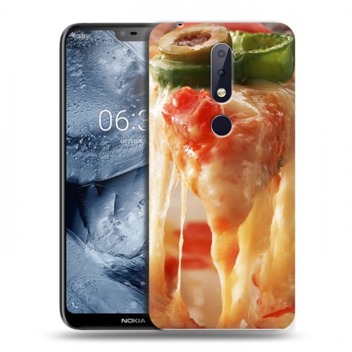 Дизайнерский пластиковый чехол для Nokia 6.1 Plus Пицца