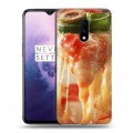 Дизайнерский пластиковый чехол для OnePlus 7 Пицца