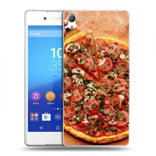 Дизайнерский пластиковый чехол для Sony Xperia Z3+ Пицца
