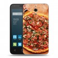 Дизайнерский силиконовый чехол для Alcatel One Touch Pixi 4 (6) Пицца