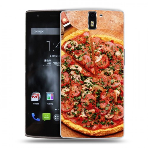 Дизайнерский силиконовый чехол для OnePlus One Пицца