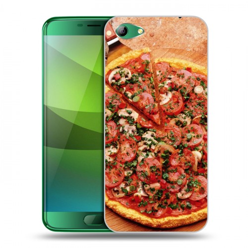 Дизайнерский силиконовый чехол для Elephone S7 Пицца