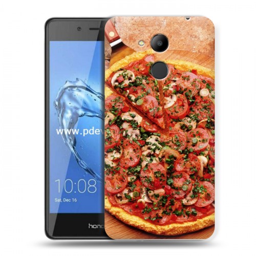 Дизайнерский пластиковый чехол для Huawei Honor 6C Pro Пицца