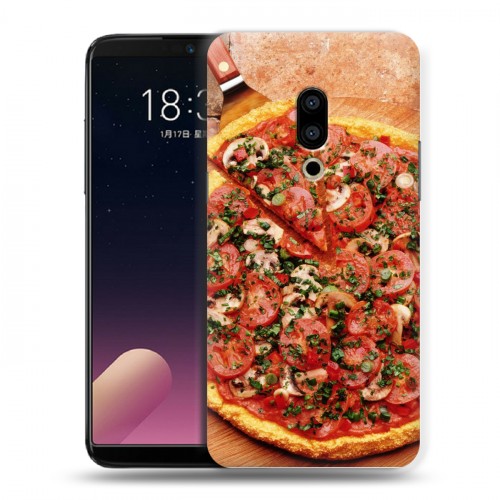 Дизайнерский пластиковый чехол для Meizu 15 Пицца