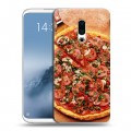 Дизайнерский силиконовый чехол для Meizu 16th Plus Пицца