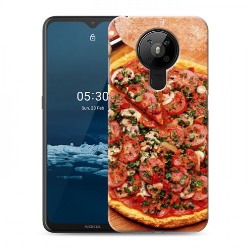 Дизайнерский пластиковый чехол для Nokia 5.3 Пицца