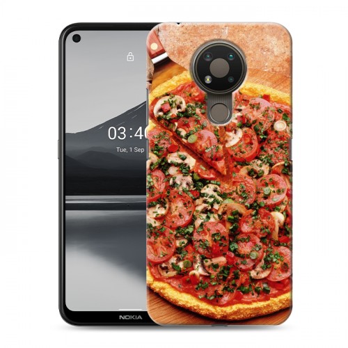 Дизайнерский пластиковый чехол для Nokia 3.4 Пицца