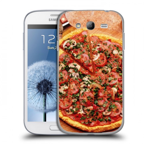 Дизайнерский пластиковый чехол для Samsung Galaxy Grand Пицца