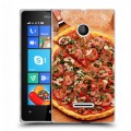 Дизайнерский пластиковый чехол для Microsoft Lumia 435 Пицца