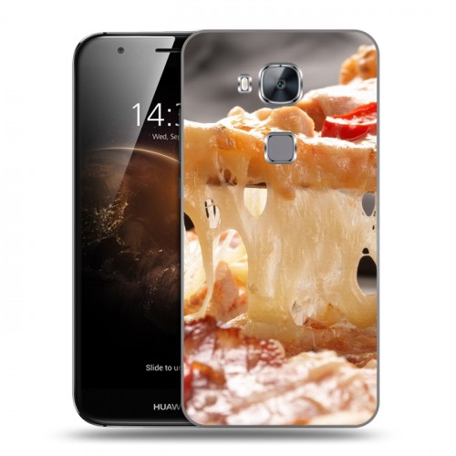 Дизайнерский пластиковый чехол для Huawei G8 Пицца