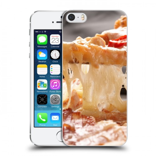 Дизайнерский пластиковый чехол для Iphone 5s Пицца
