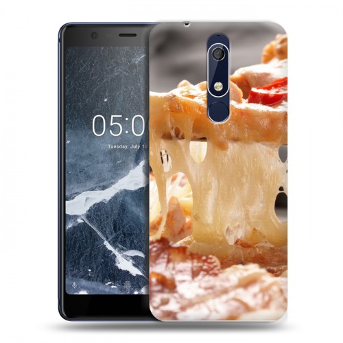 Дизайнерский пластиковый чехол для Nokia 5.1 Пицца