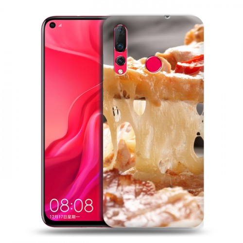 Дизайнерский пластиковый чехол для Huawei Nova 4 Пицца