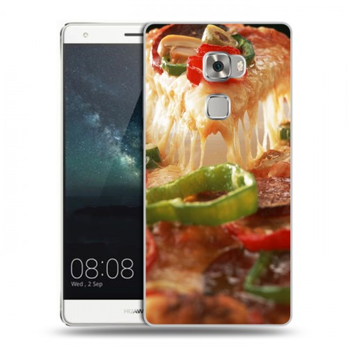 Дизайнерский пластиковый чехол для Huawei Mate S Пицца