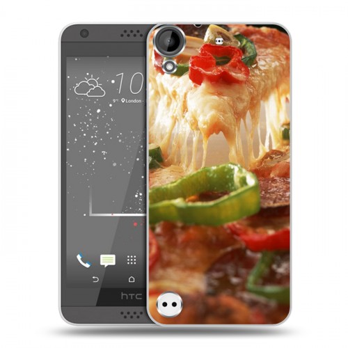 Дизайнерский пластиковый чехол для HTC Desire 530 Пицца
