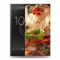 Дизайнерский пластиковый чехол для Sony Xperia XZs Пицца