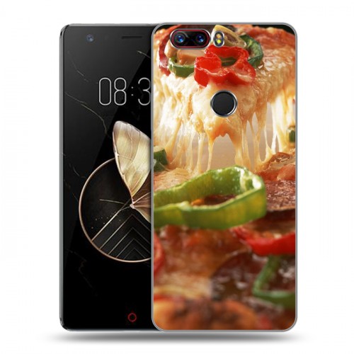 Дизайнерский пластиковый чехол для ZTE Nubia Z17 Пицца