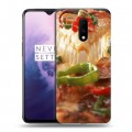 Дизайнерский пластиковый чехол для OnePlus 7 Пицца