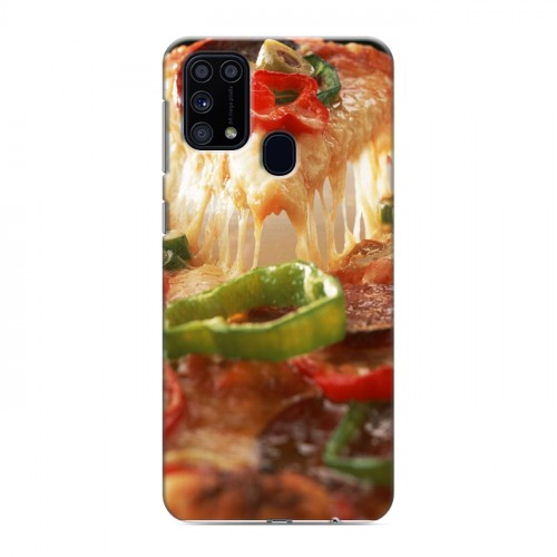 Дизайнерский силиконовый чехол для Samsung Galaxy M31 Пицца