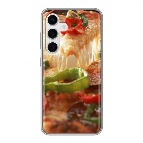 Дизайнерский пластиковый чехол для Samsung Galaxy S24 Пицца