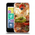 Дизайнерский пластиковый чехол для Nokia Lumia 530 Пицца