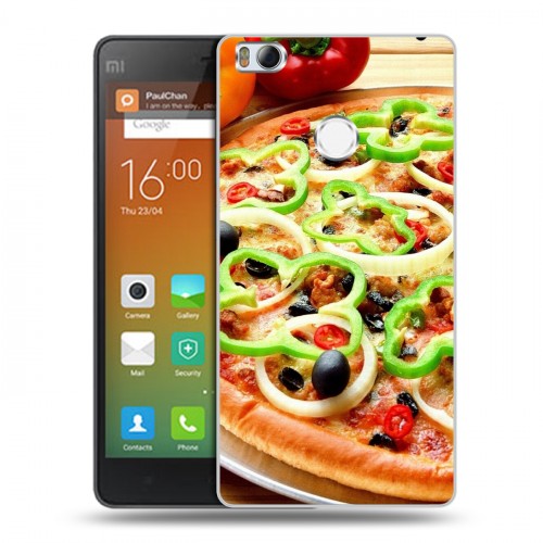 Дизайнерский пластиковый чехол для Xiaomi Mi4S Пицца
