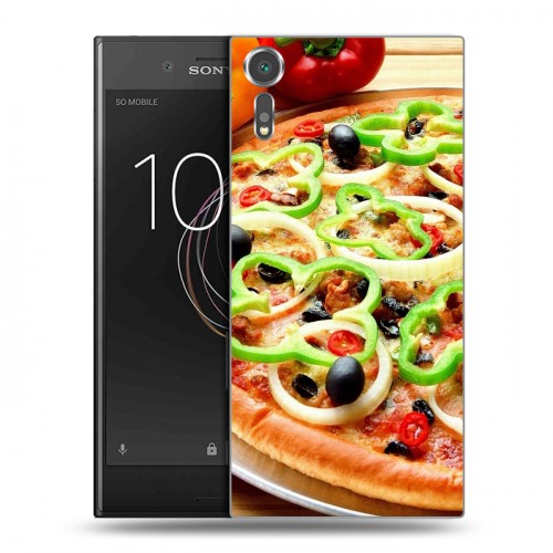 Дизайнерский пластиковый чехол для Sony Xperia XZs Пицца