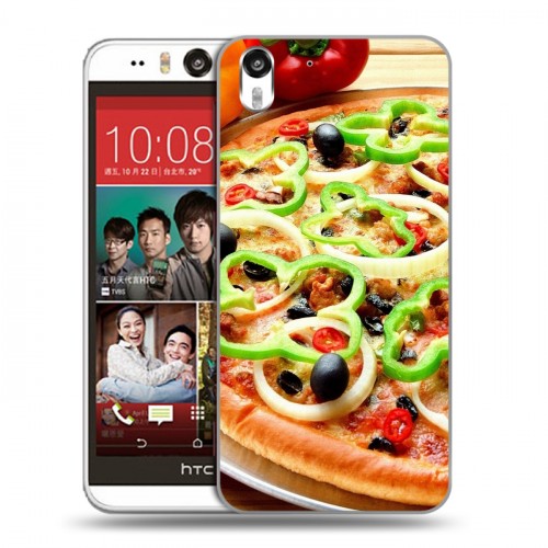 Дизайнерский силиконовый чехол для HTC Desire Eye Пицца