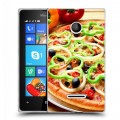 Дизайнерский пластиковый чехол для Microsoft Lumia 435 Пицца