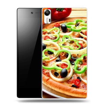 Дизайнерский силиконовый чехол для Lenovo Vibe Shot Пицца (на заказ)