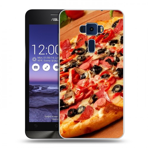 Дизайнерский пластиковый чехол для Asus ZenFone 3 5.2 Пицца