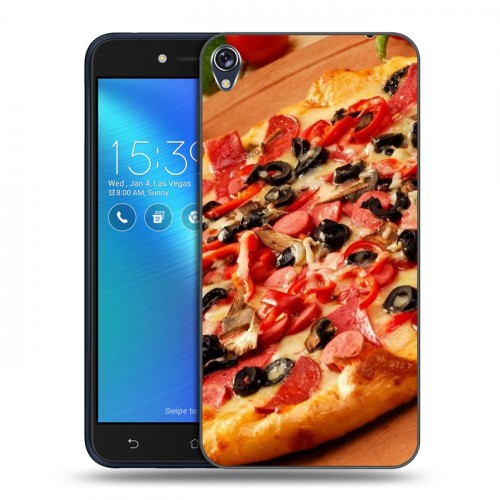 Дизайнерский силиконовый чехол для Asus ZenFone Live Пицца