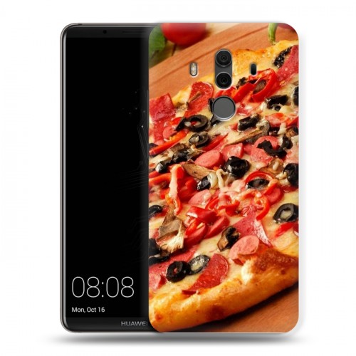 Дизайнерский пластиковый чехол для Huawei Mate 10 Pro Пицца