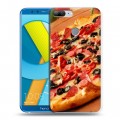 Дизайнерский пластиковый чехол для Huawei Honor 9 Lite Пицца