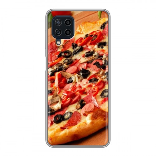 Дизайнерский силиконовый чехол для Samsung Galaxy A22 Пицца