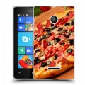 Дизайнерский пластиковый чехол для Microsoft Lumia 435 Пицца