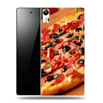 Дизайнерский силиконовый чехол для Lenovo Vibe Shot Пицца (на заказ)