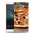Дизайнерский пластиковый чехол для Huawei Mate S Пицца