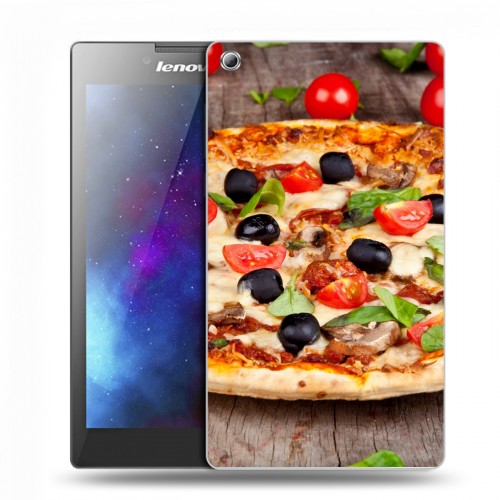 Дизайнерский силиконовый чехол для Lenovo Tab 3 7 Пицца