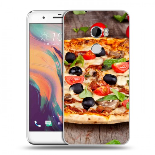 Дизайнерский пластиковый чехол для HTC One X10 Пицца