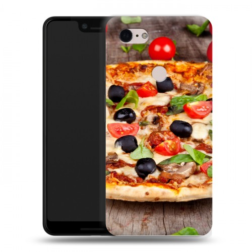 Дизайнерский силиконовый чехол для Google Pixel 3 XL Пицца