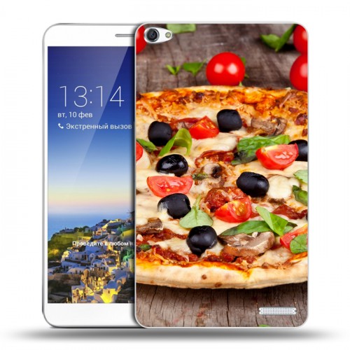 Дизайнерский пластиковый чехол для Huawei MediaPad X1 7.0 Пицца