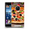 Дизайнерский пластиковый чехол для Nokia Lumia 830 Пицца