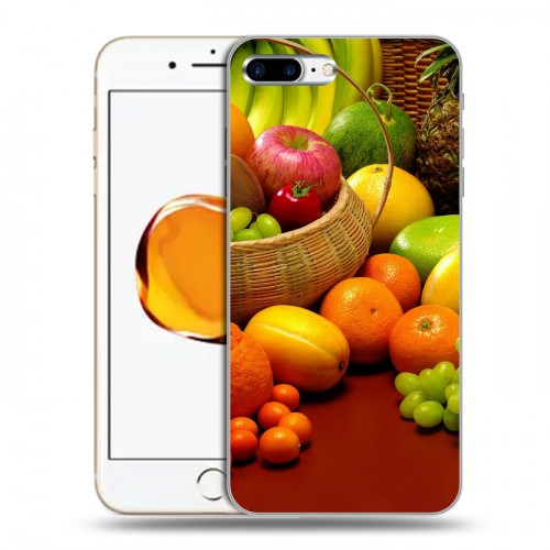 Дизайнерский силиконовый чехол для Iphone 7 Plus / 8 Plus Фрукты