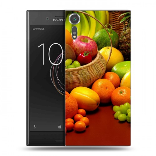 Дизайнерский пластиковый чехол для Sony Xperia XZs Фрукты