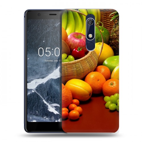 Дизайнерский пластиковый чехол для Nokia 5.1 Фрукты