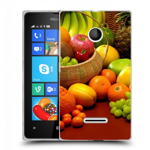 Дизайнерский пластиковый чехол для Microsoft Lumia 435 Фрукты