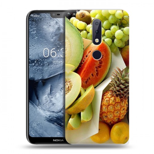 Дизайнерский силиконовый чехол для Nokia 6.1 Plus Фрукты