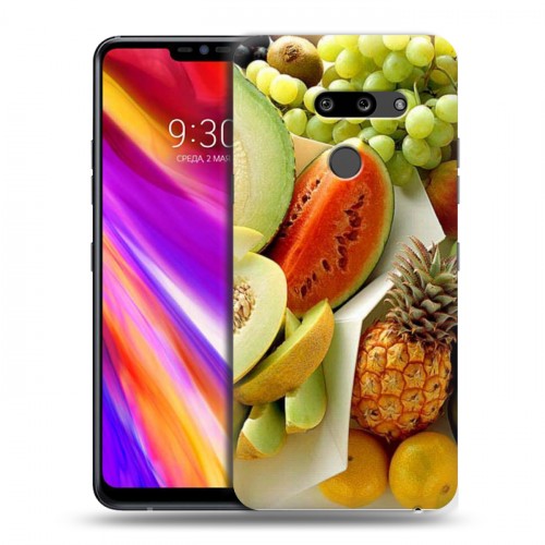 Дизайнерский пластиковый чехол для LG G8 ThinQ Фрукты