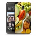 Дизайнерский пластиковый чехол для HTC Desire 700 Фрукты